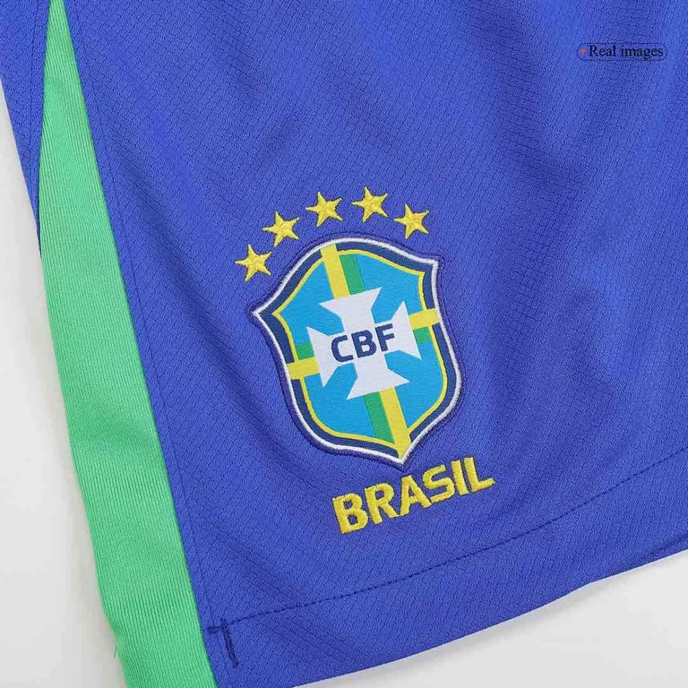 Brazil Home Soccer Shorts - Image 6