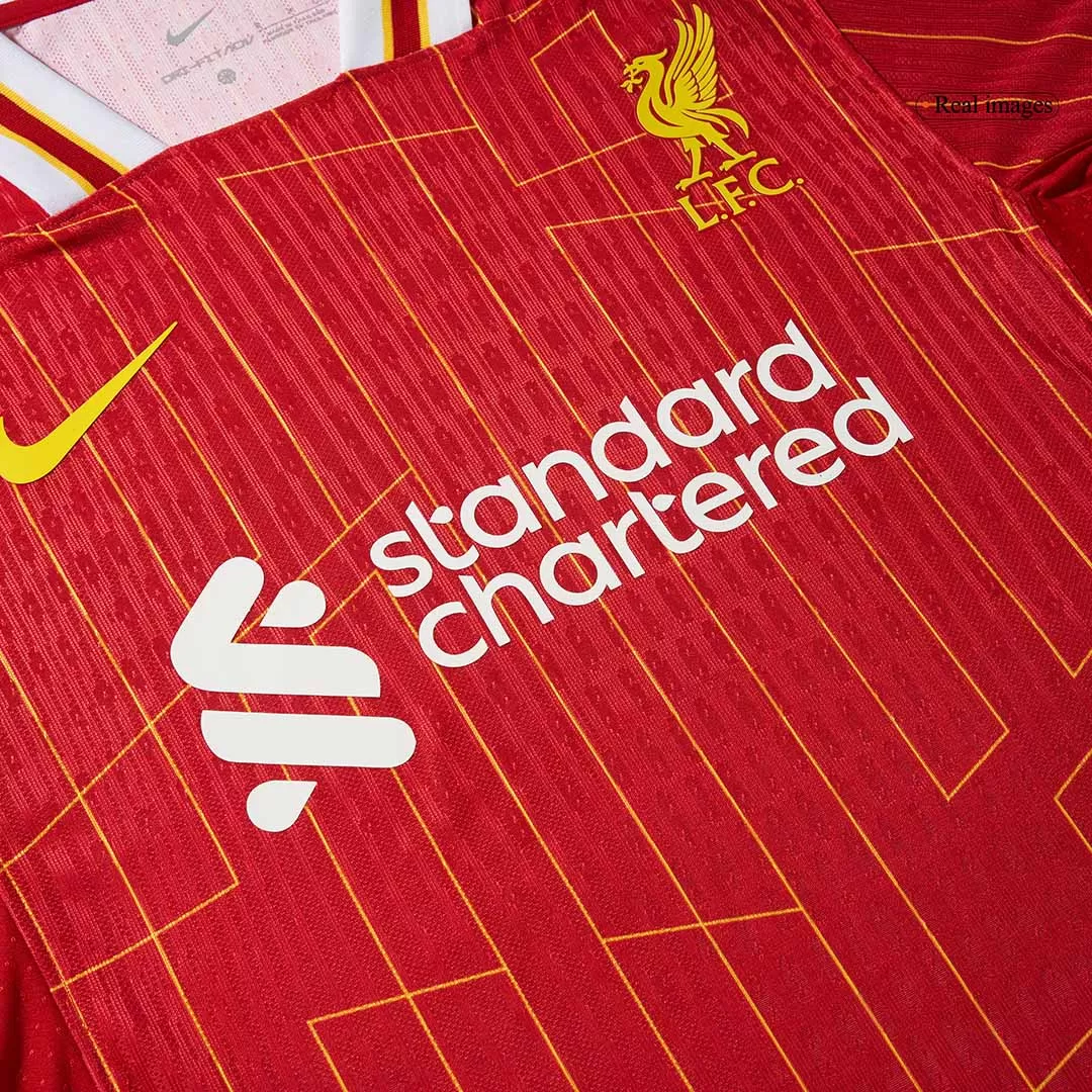 CHAMPIONS #20 Liverpool Home Authentic Soccer Jersey - Image 8