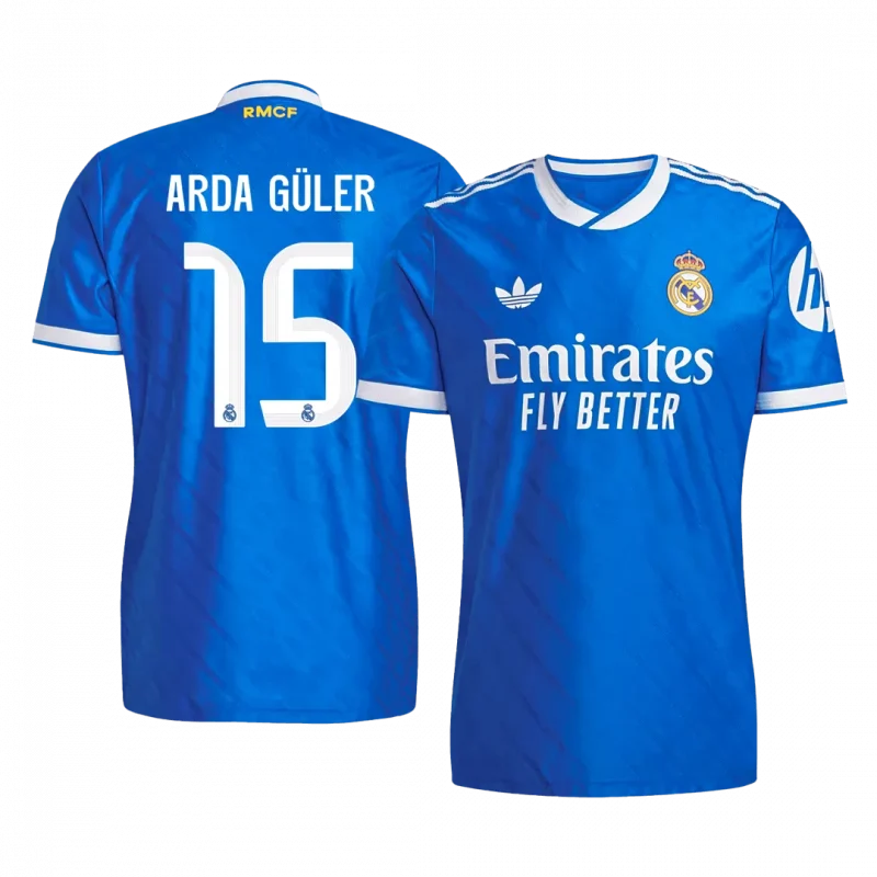 ARDA GÜLER #15 Real Madrid Third Away Player Version Jersey 2025/26