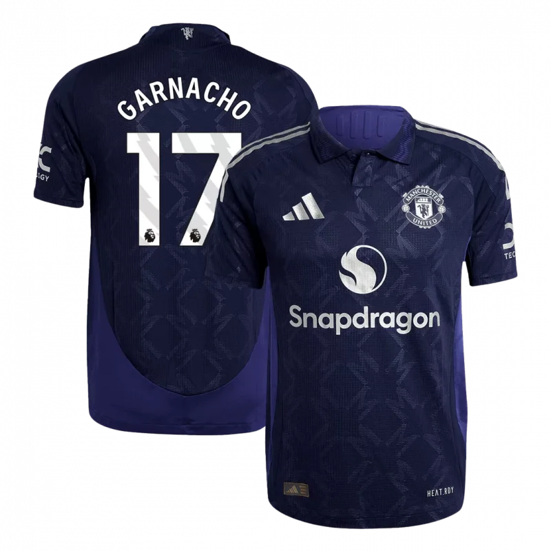GARNACHO #17 Manchester United Away Authentic Soccer Jersey