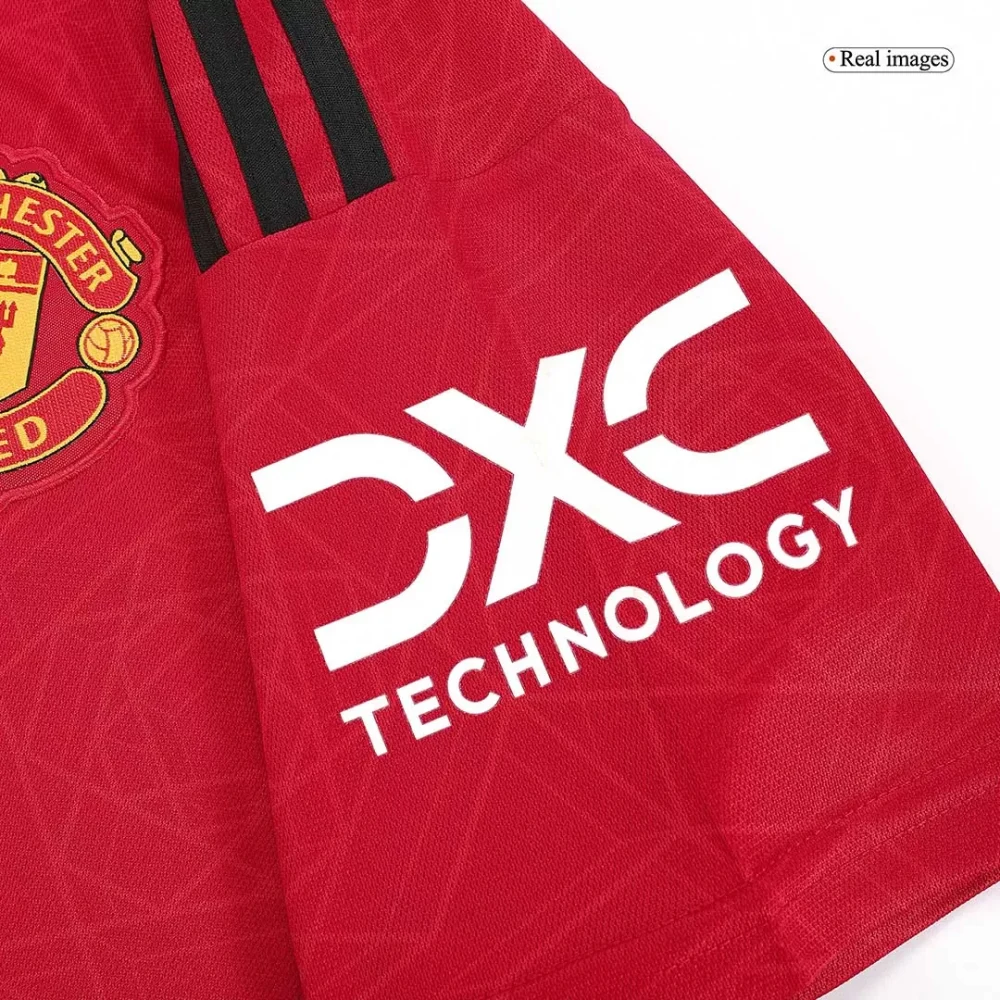HØJLUND #11 Manchester United Home Soccer Jersey 2023/24 - Image 11