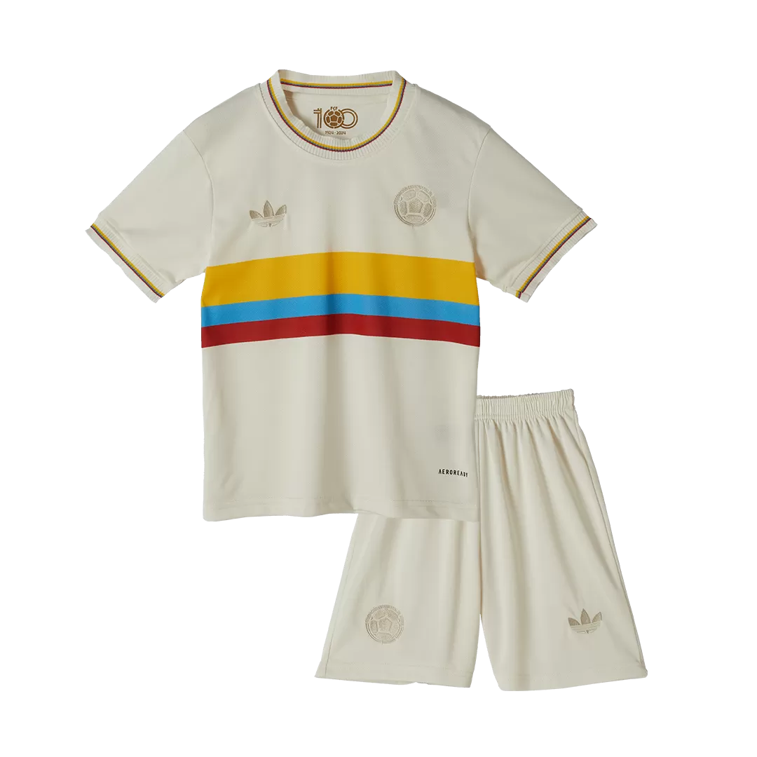 Colombia Kids Soccer Jerseys Kit - 100th Anniversary - Image 3