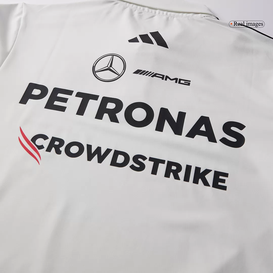 Mercedes AMG Petronas F1 2025 Team Polo White - Image 12