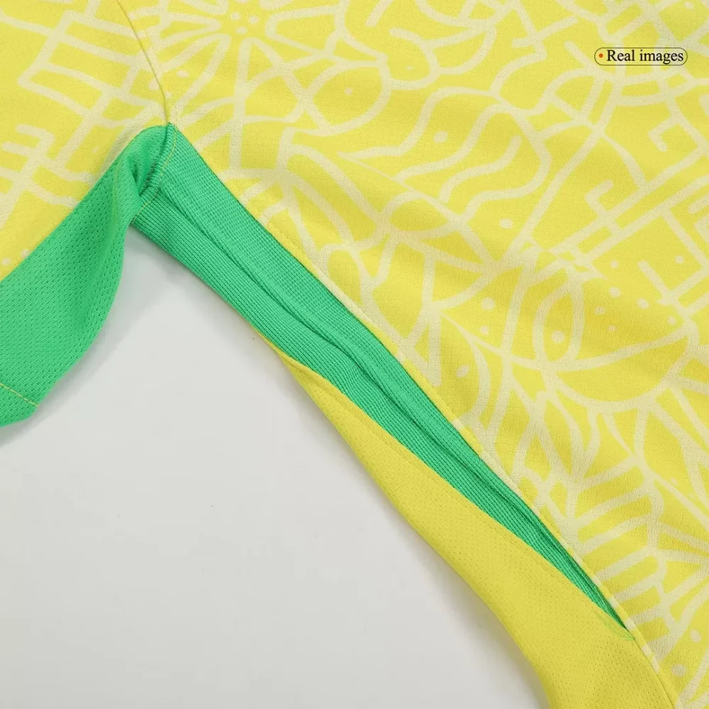 VINI JR. #7 Brazil Home Soccer Jersey Copa America - Image 7