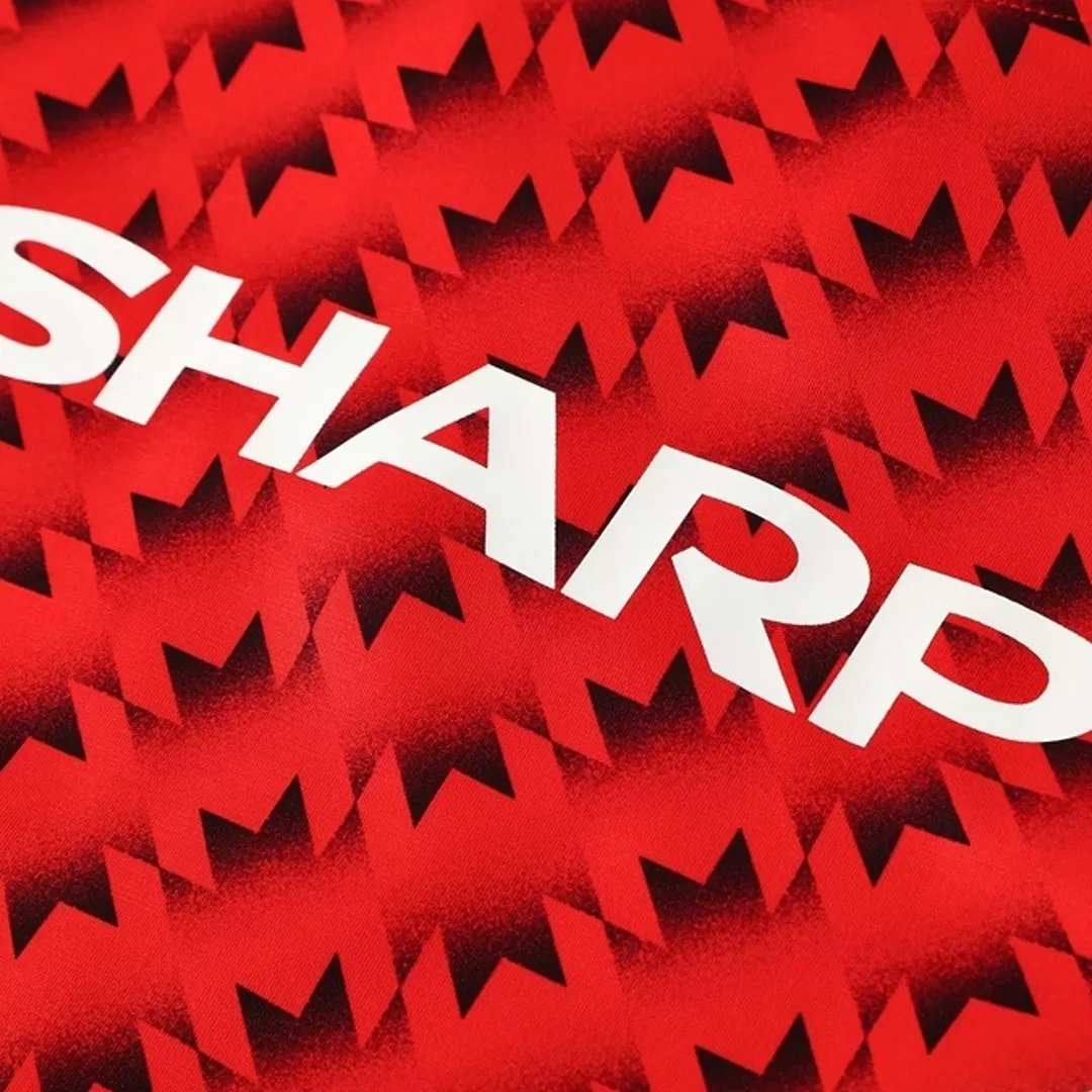 Manchester United Jacket Tracksuit 2025/26 Red&Black - Image 12