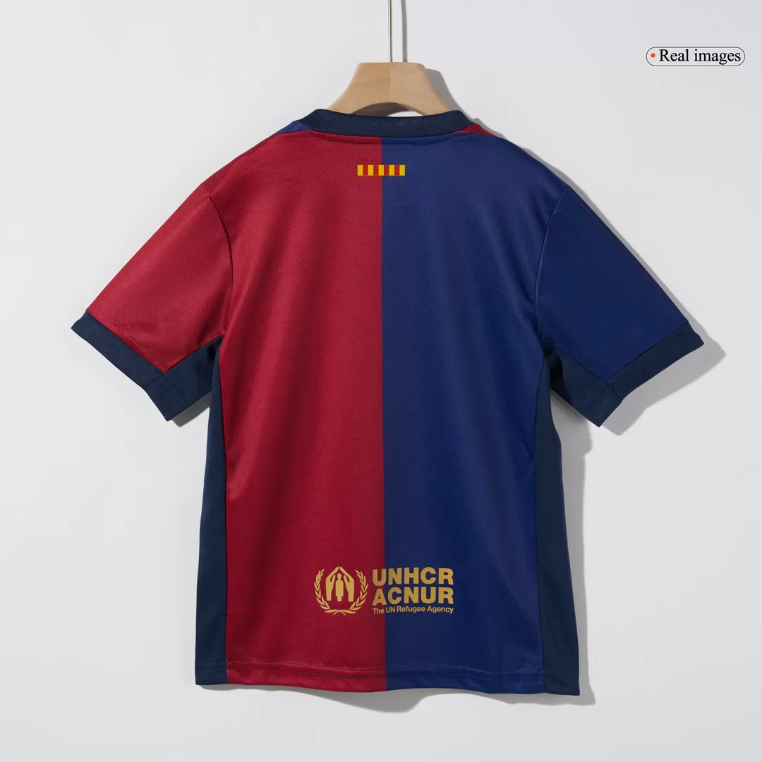 Barcelona Home Kids Soccer Jerseys Kit - COLDPLAY - Image 5