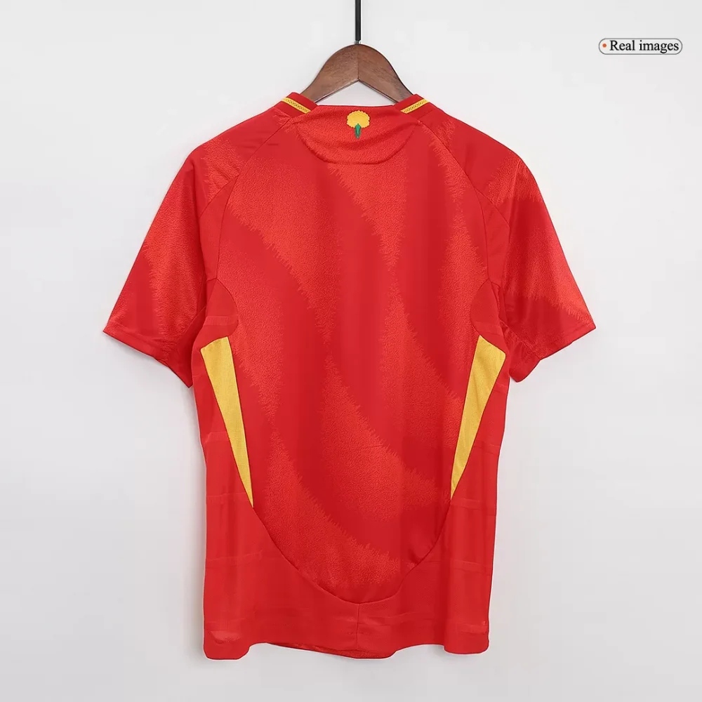 Spain Home Authentic Soccer Jersey EURO - Image 7