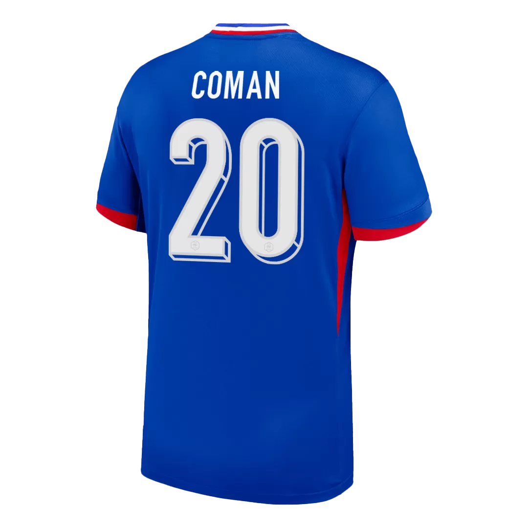 COMAN #20 France Home Soccer Jersey - Image 3