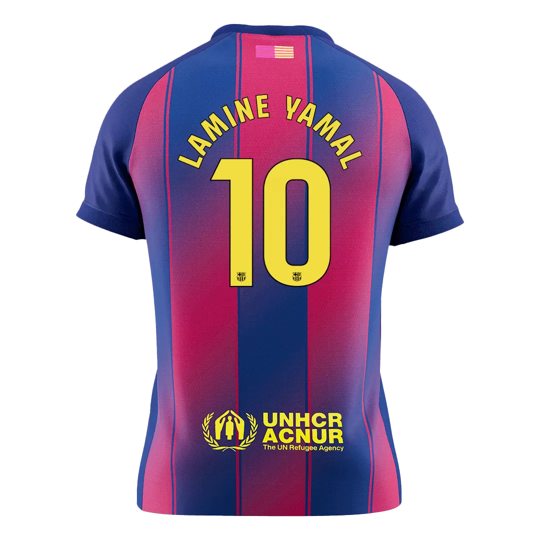LAMINE YAMAL #10 Barcelona Home Soccer Jersey 2025/26 - Image 2