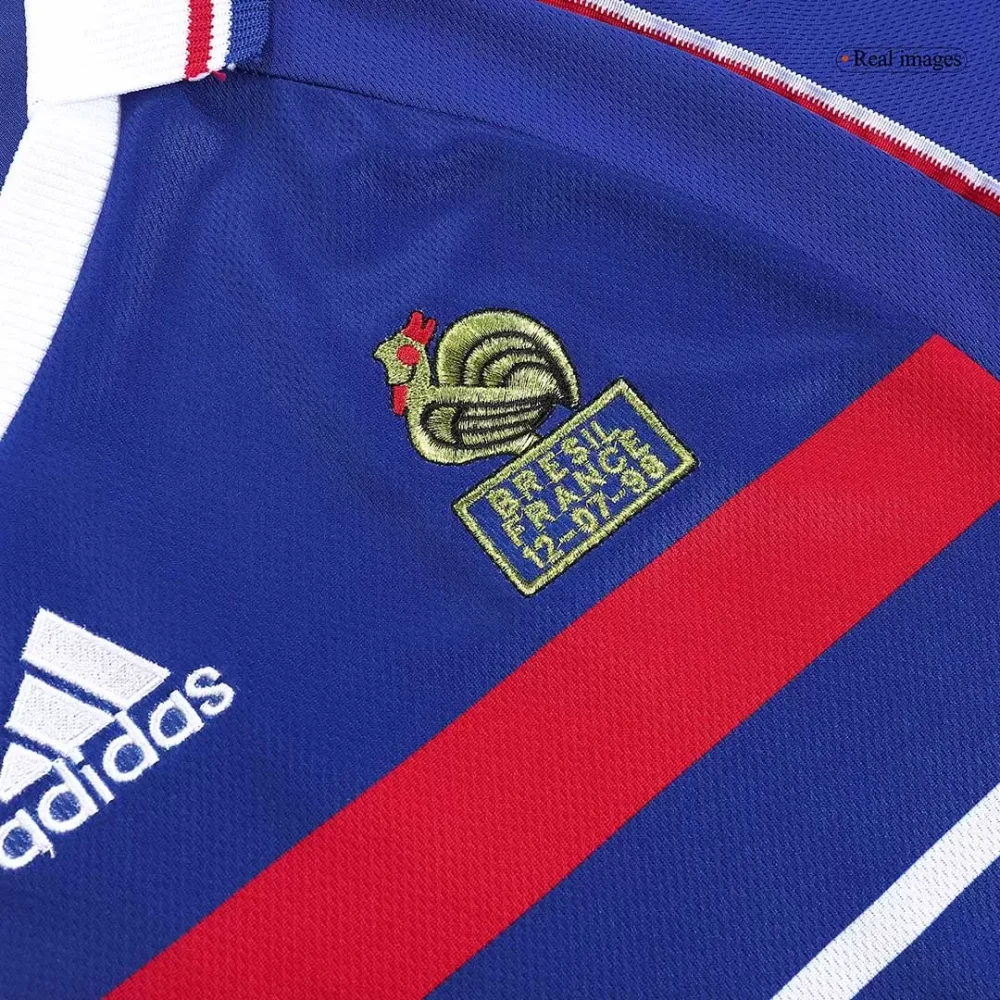 Vintage Soccer Jersey HENRY #12 France Home 1998 - Image 5