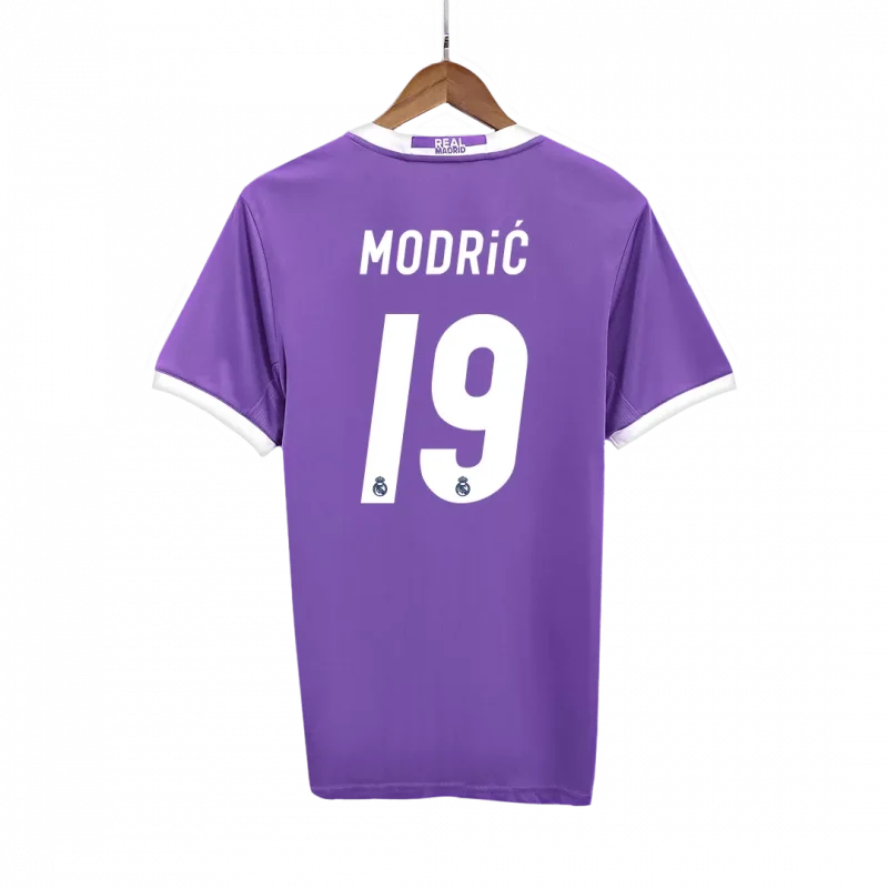 Vintage Soccer Jersey MODRIĆ #19 Real Madrid Away 2016/17