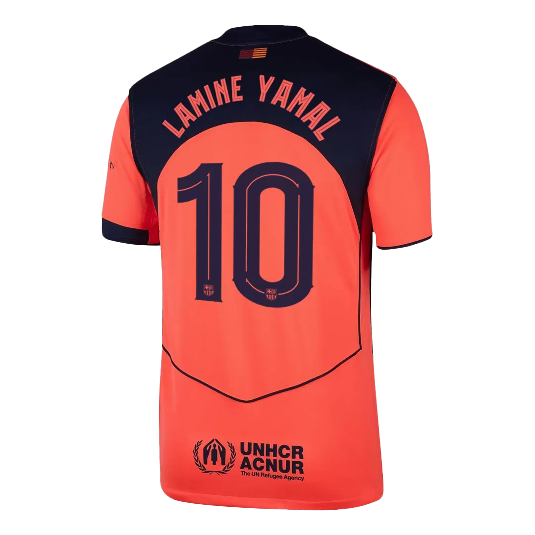 LAMINE YAMAL #10 Barcelona Third Away Soccer Jersey 2025/26 -UCL - Image 3