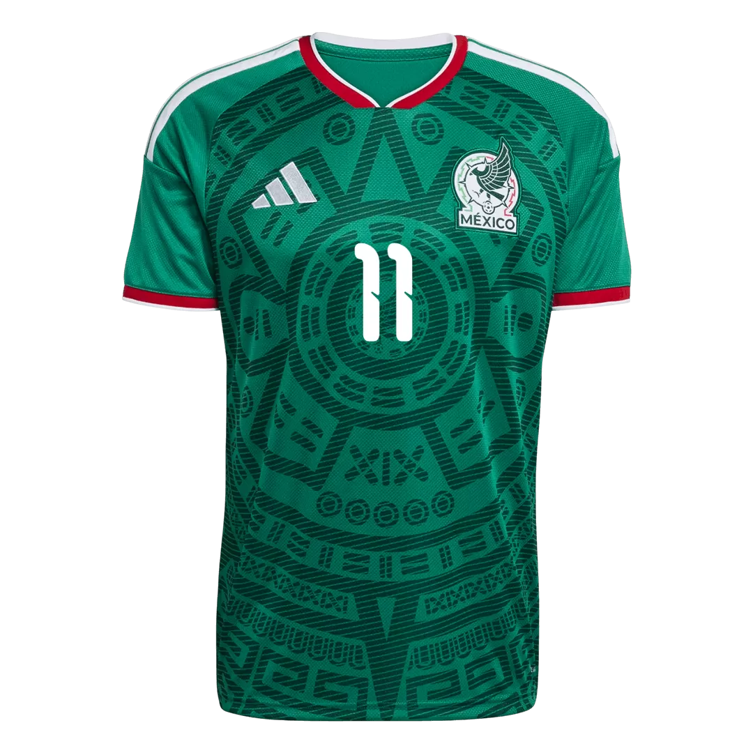 S.GIMENEZ #11 Mexico Home Soccer Jersey World Cup 2026 - Image 2