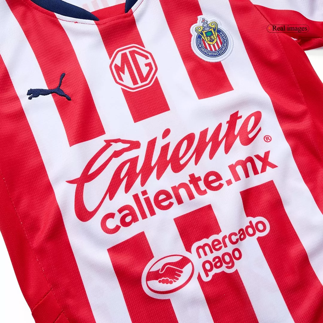 Chivas Home Kids Soccer Jerseys Kit - Image 8