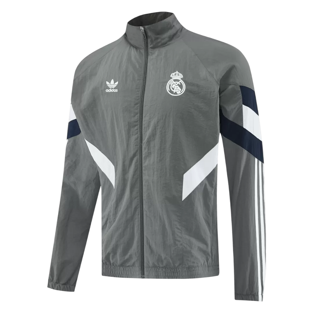 Real Madrid Windbreaker Jacket 2025/26 - Gray - Image 2