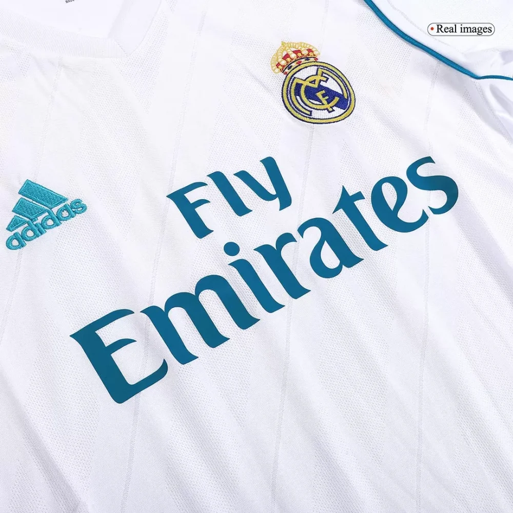 Vintage Soccer Jersey BENZEMA #9 Real Madrid Home 2017/18 - Image 7