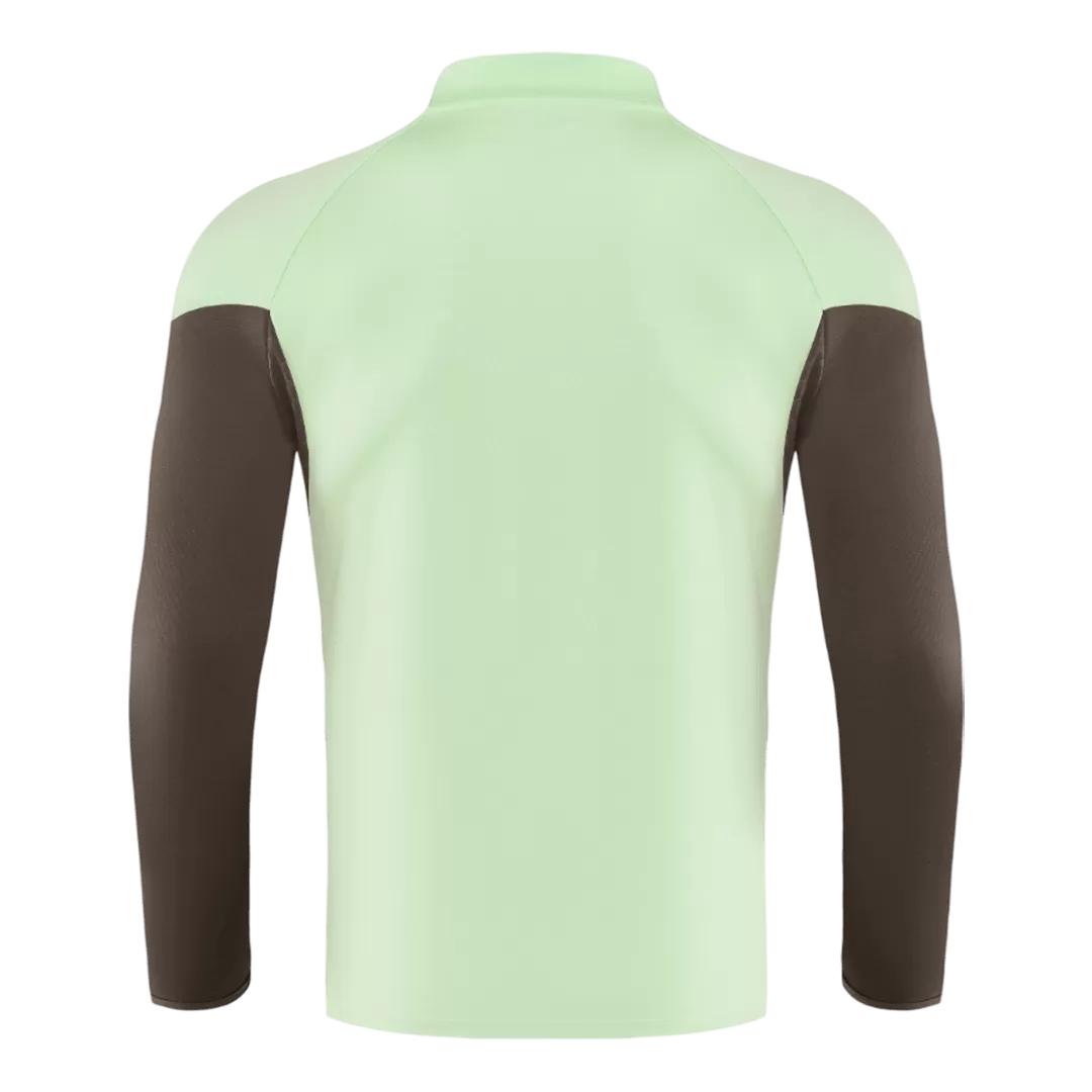 Real Madrid 1/4 Zip Tracksuit 2025/26 Green - Image 4