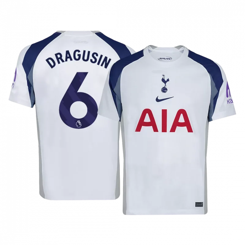 DRAGUSIN #6 Tottenham Hotspur Home Soccer Jersey 2025/26