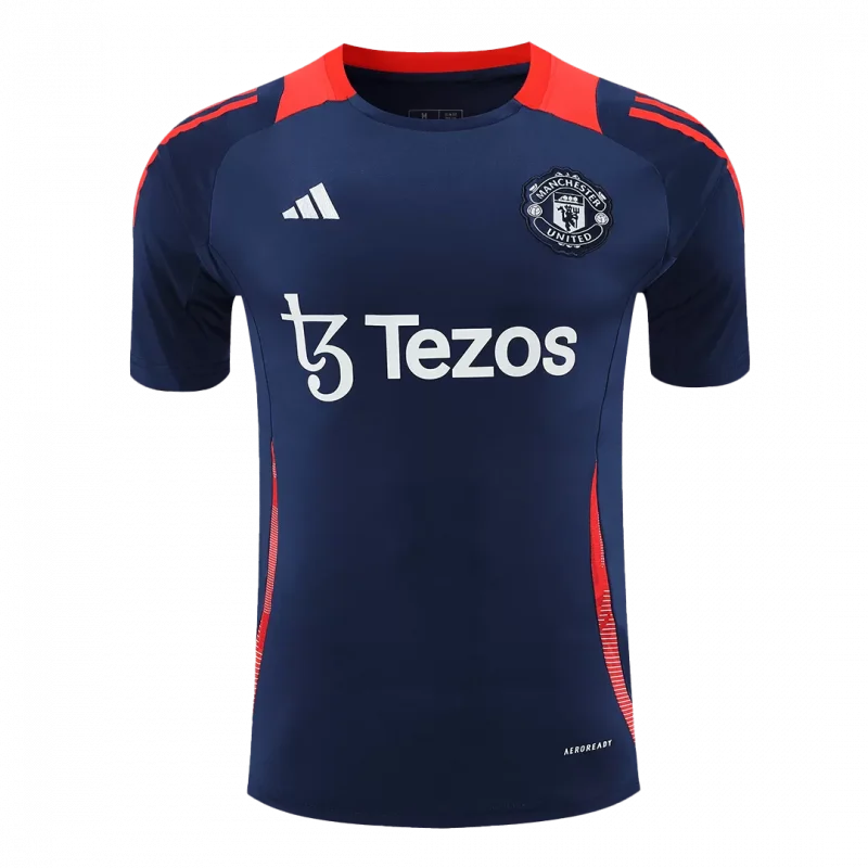 Manchester United Pre-Match Soccer Jersey Navy