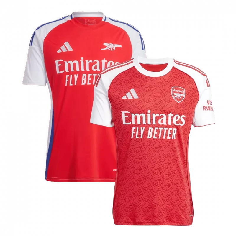 Arsenal Home Jersey 24/25 & Arsenal Home Jersey 25/26