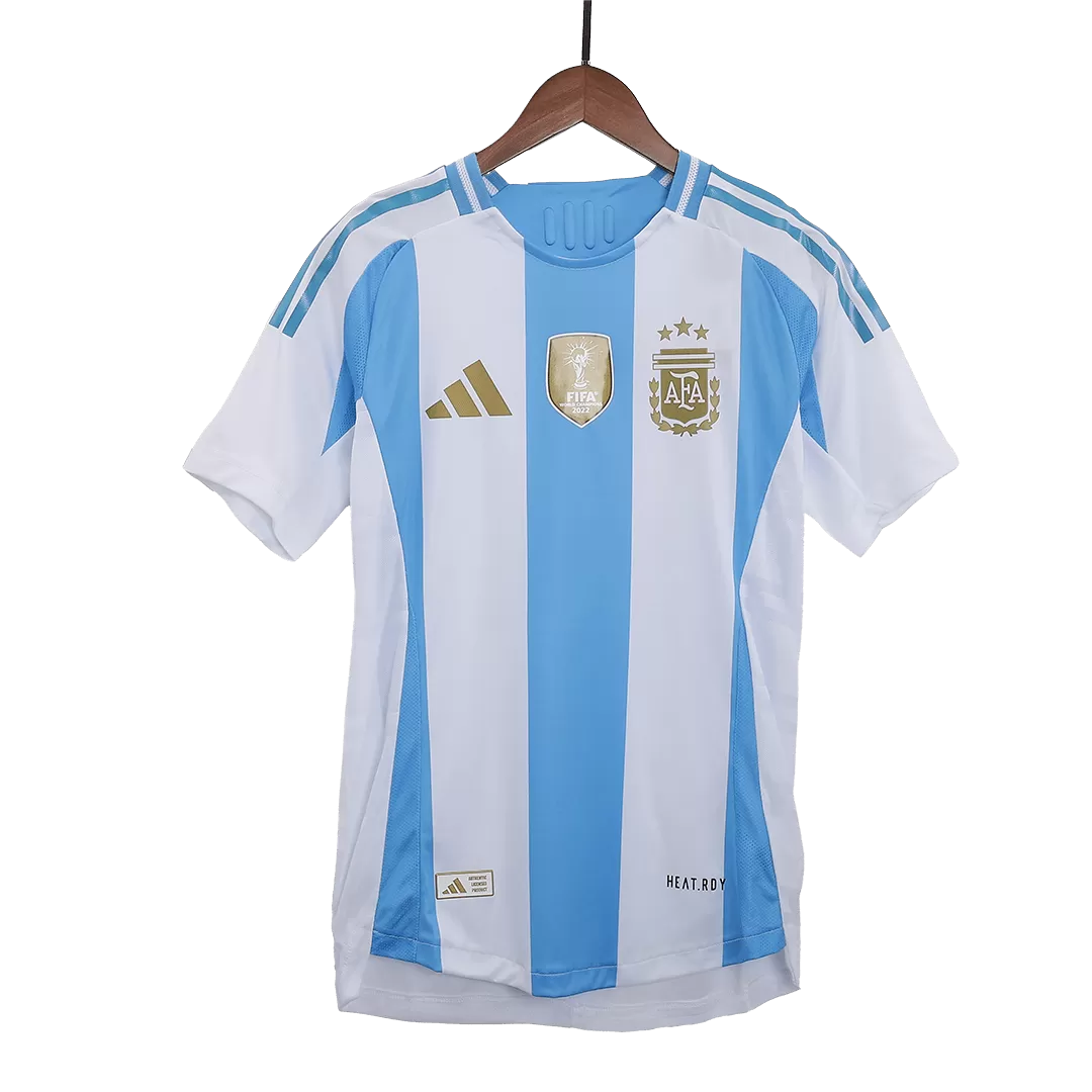 Argentina Home Authentic Soccer Jersey - Image 4