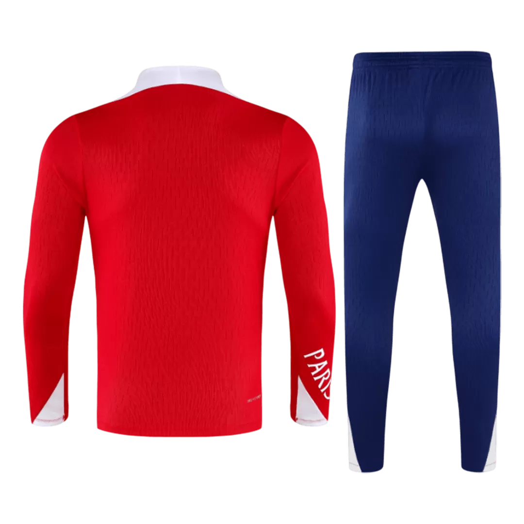 PSG 1/4 Zip Tracksuit 2025/26 Red - Image 2
