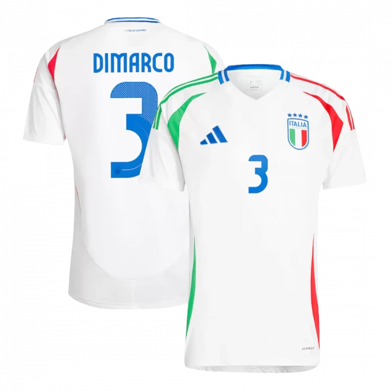 DIMARCO #3 Italy Away Soccer Jersey EURO