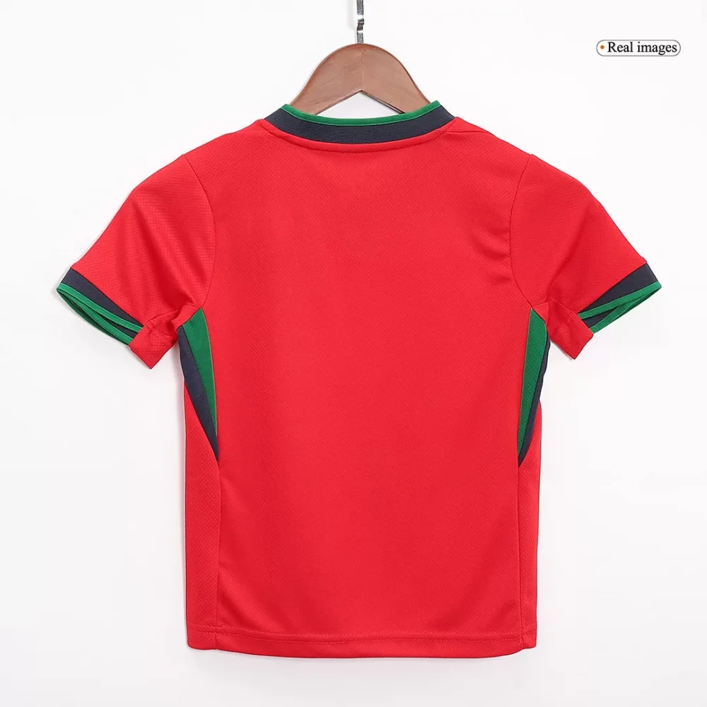 Portugal Home Kids Soccer Jerseys Full Kit EURO - Image 5