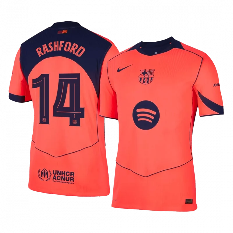 RASHFORD #14 Barcelona Third Away Authentic Soccer Jersey 2025/26 - UCL