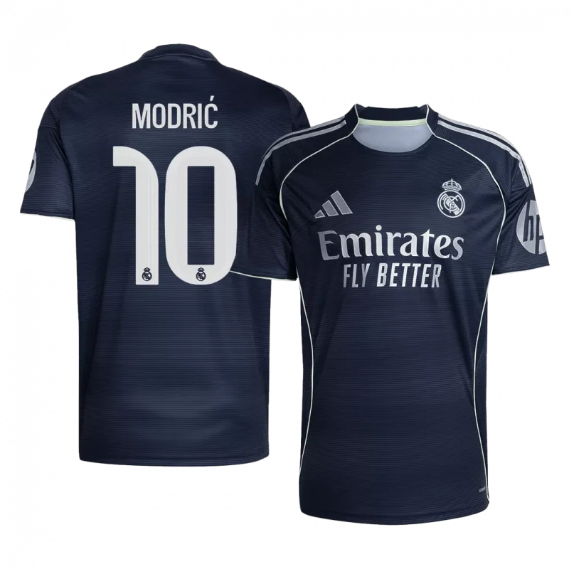 MODRIĆ #10 Real Madrid Away Soccer Jersey 2025/26