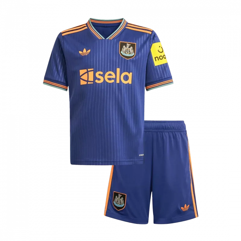 Newcastle United Third Away Kids Soccer Jerseys Kit 2025/26
