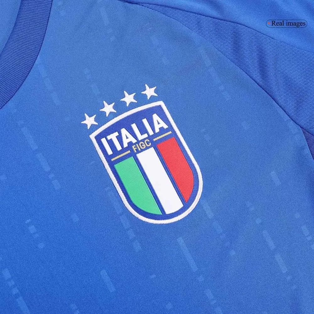 Italy Home Soccer Jersey EURO - Image 7