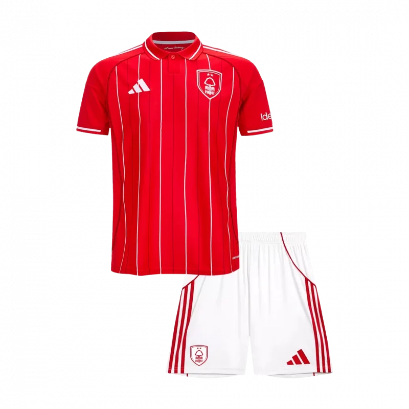 Nottingham Forest Home Kids Soccer Jerseys Kit 2025/26