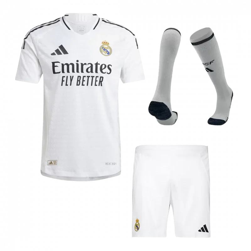Real Madrid Home Authentic Jerseys Full Kit
