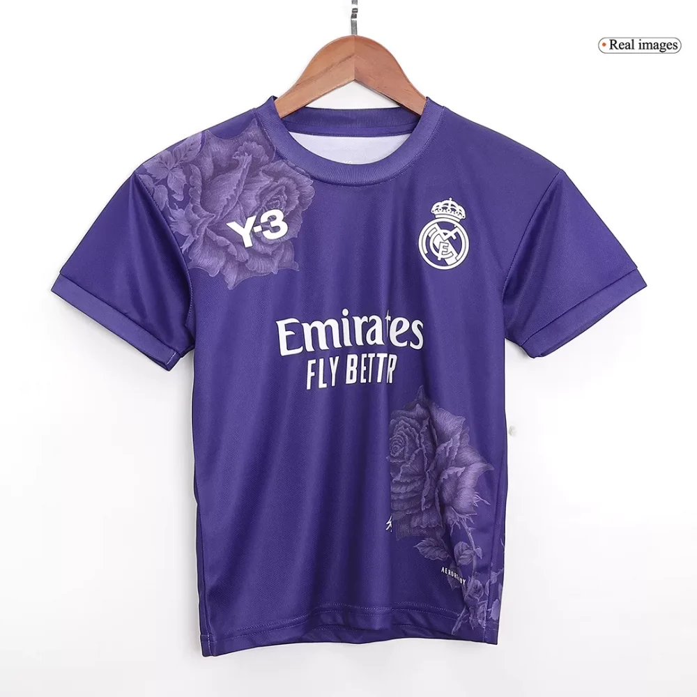 Real Madrid Fourth Away Kids Soccer Jerseys Kit 2023/24 - Image 2