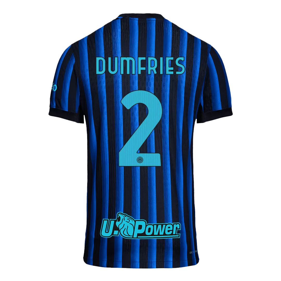 DUMFRIES #2 Inter Milan Home Authentic Soccer Jersey 2025/26 - Image 3