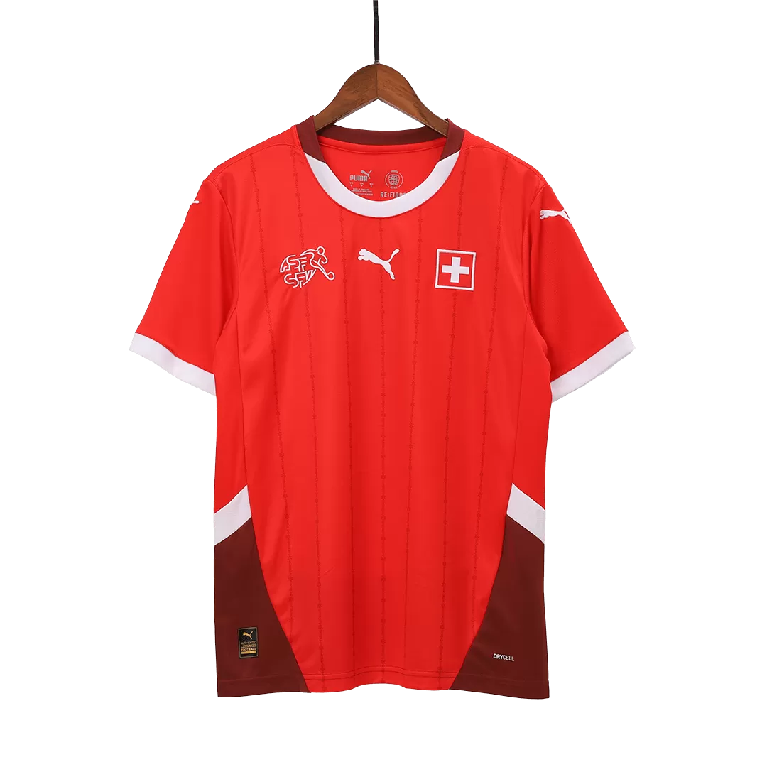 Switzerland Home Soccer Jersey EURO - Image 3