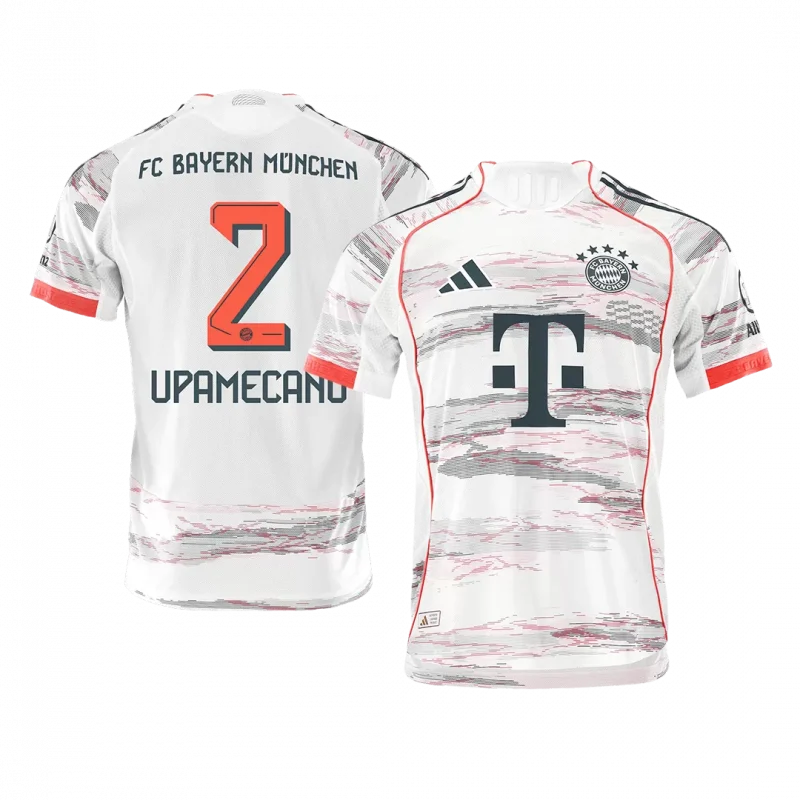 UPAMECANO #2 Bayern Munich Away Authentic Soccer Jersey 2025/26