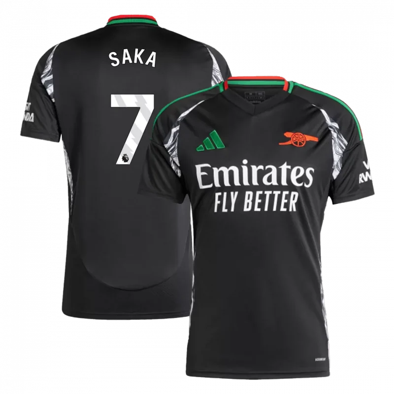 SAKA #7 Arsenal Away Soccer Jersey