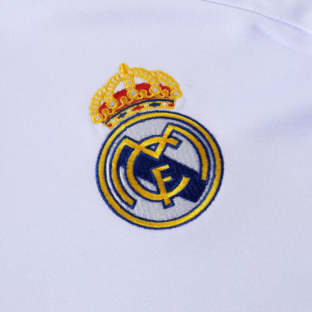 Real Madrid 1/4 Zip Tracksuit 2025/26 White - Image 8