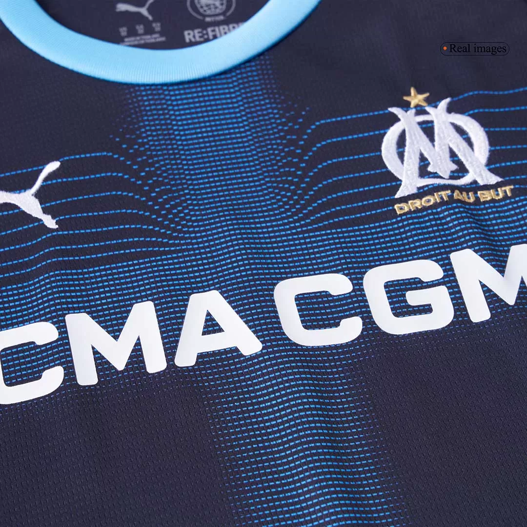 Marseille Away Kids Soccer Jerseys Kit 2025/26 - Image 11