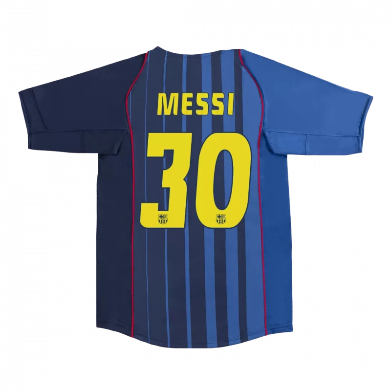Vintage Soccer Jersey MESSI #30 Barcelona Away 2004/05