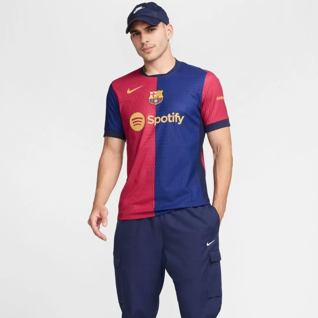 Barcelona Home Authentic Soccer Jersey - Image 5
