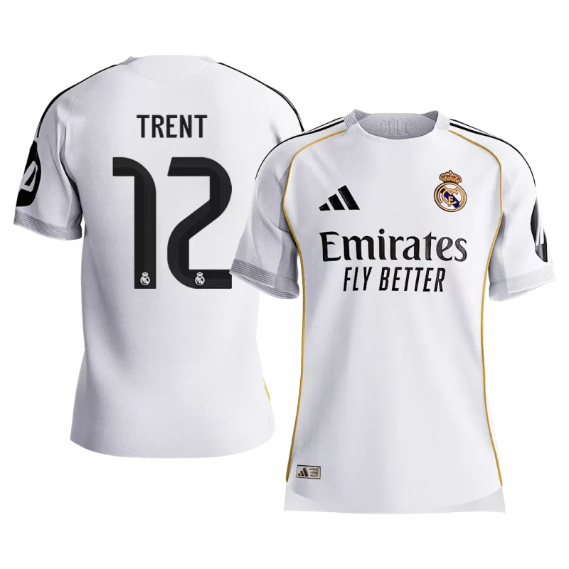 TRENT #12 Real Madrid Home Authentic Soccer Jersey 2025/26