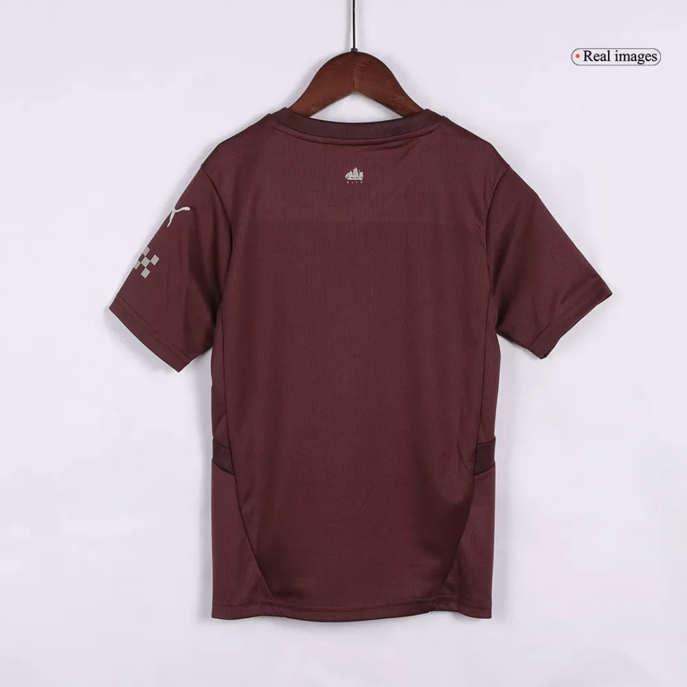 Manchester City Third Away Kids Soccer Jerseys Full Kit - Image 5