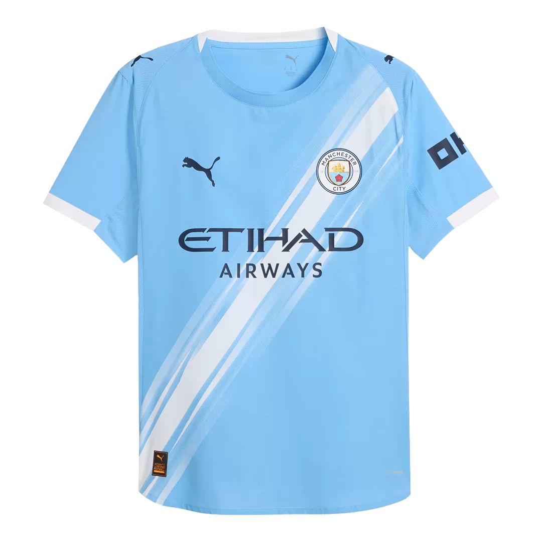REIJNDERS #4 Manchester City Home Authentic Soccer Jersey 2025/26 - Image 4