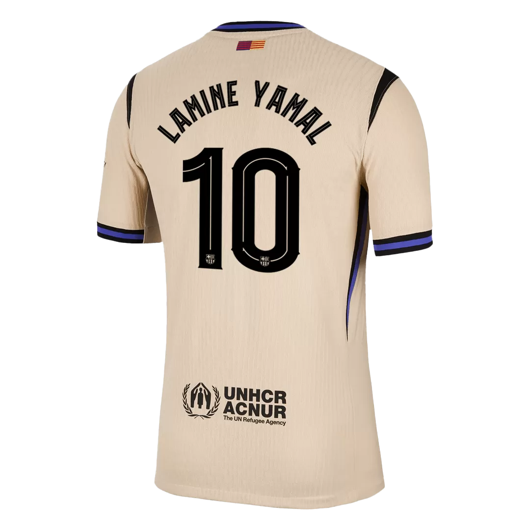 LAMINE YAMAL #10 Barcelona Away Authentic Soccer Jersey 2025/26 - UCL - Image 3