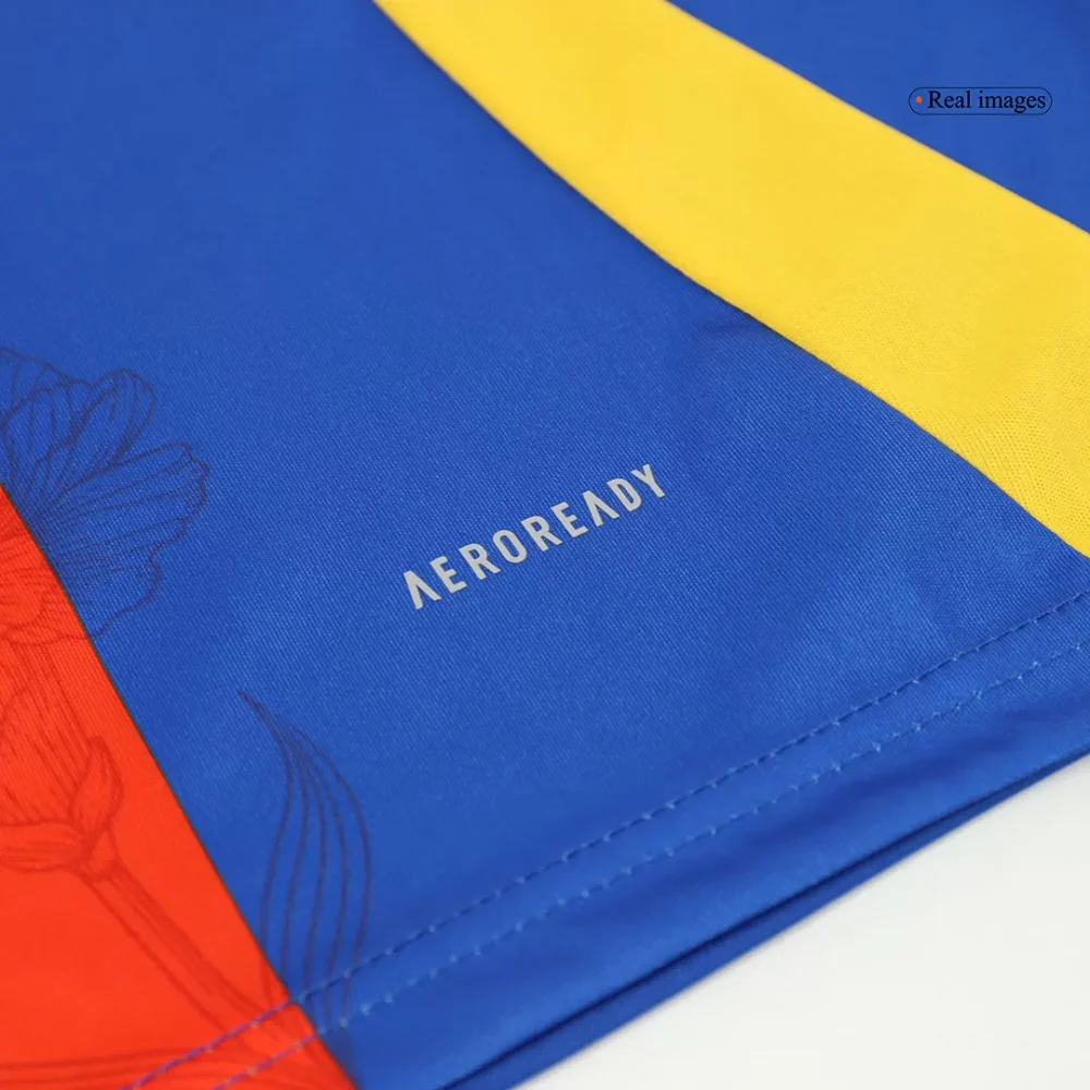 Spain Pre-Match Soccer Jersey EURO Blue - Image 10