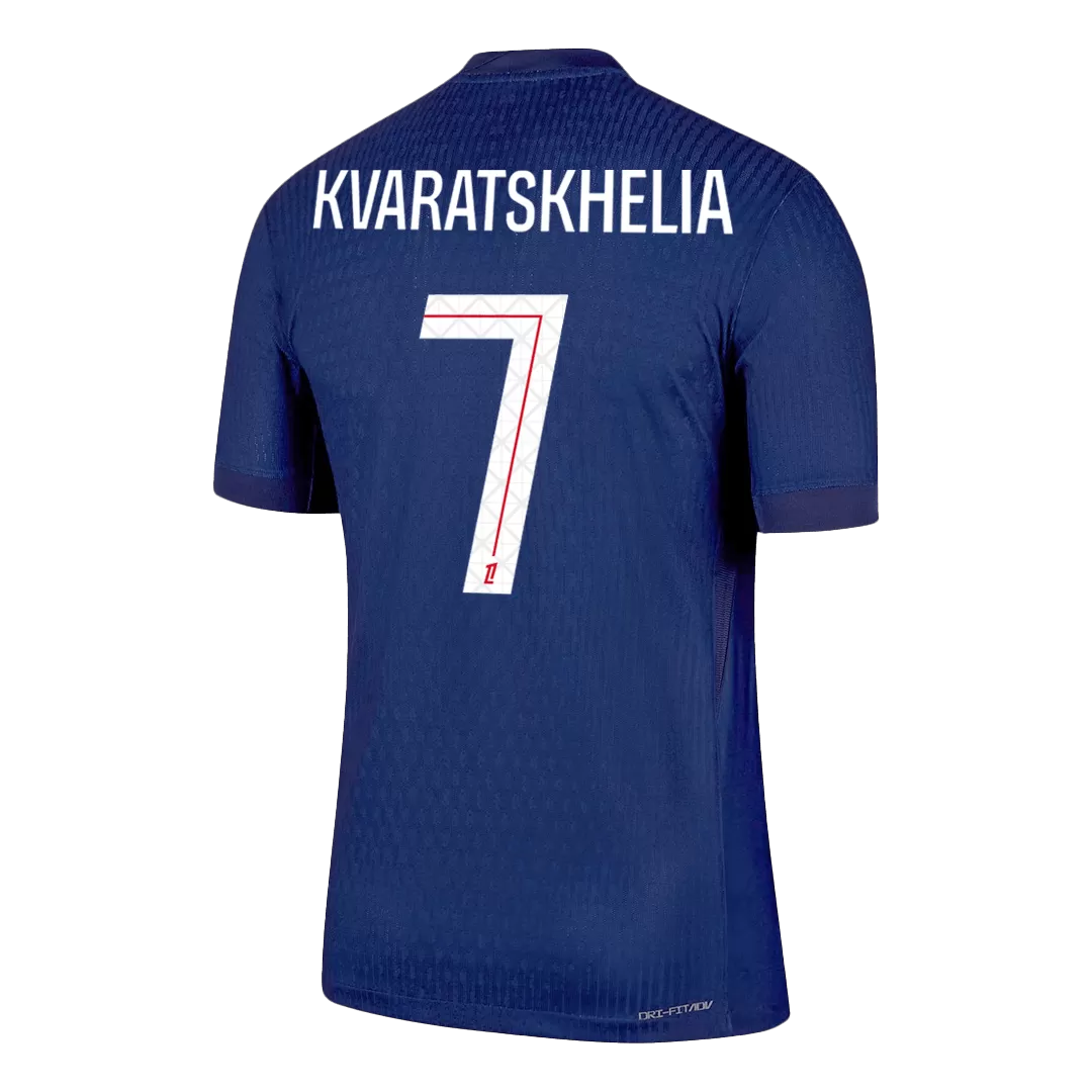 KVARATSKHELIA #7 PSG Home Authentic Soccer Jersey 2025/26 - Image 3