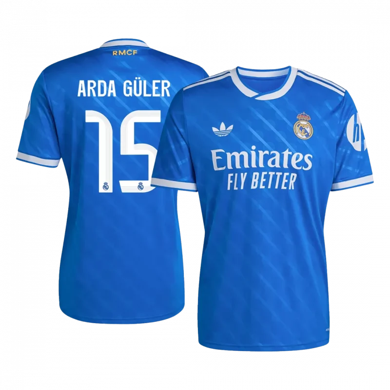 ARDA GÜLER #15 Real Madrid Third Away Soccer Jersey 2025/26